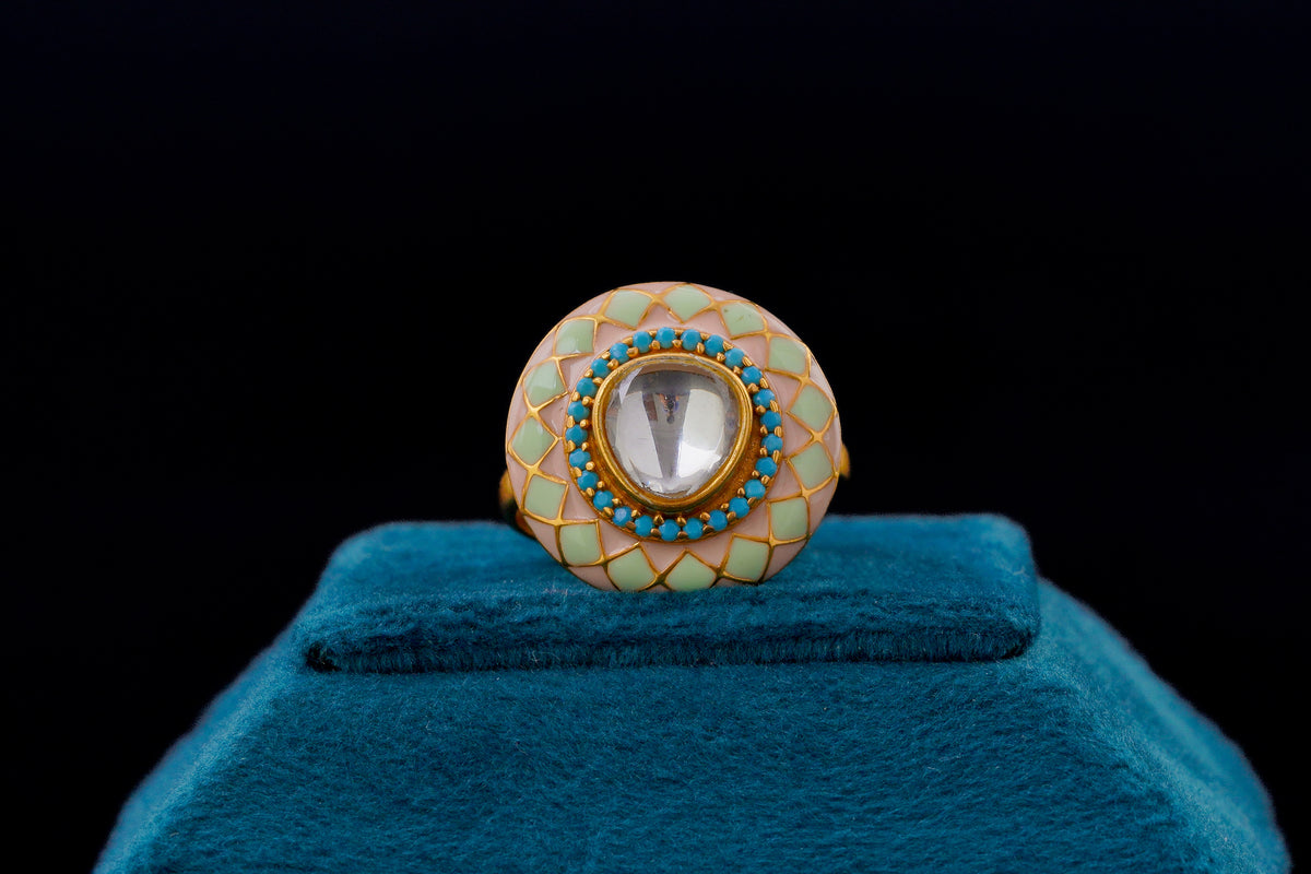Radiant Mina Kundan Ring