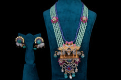 Royal Gajmukhi Necklace Set