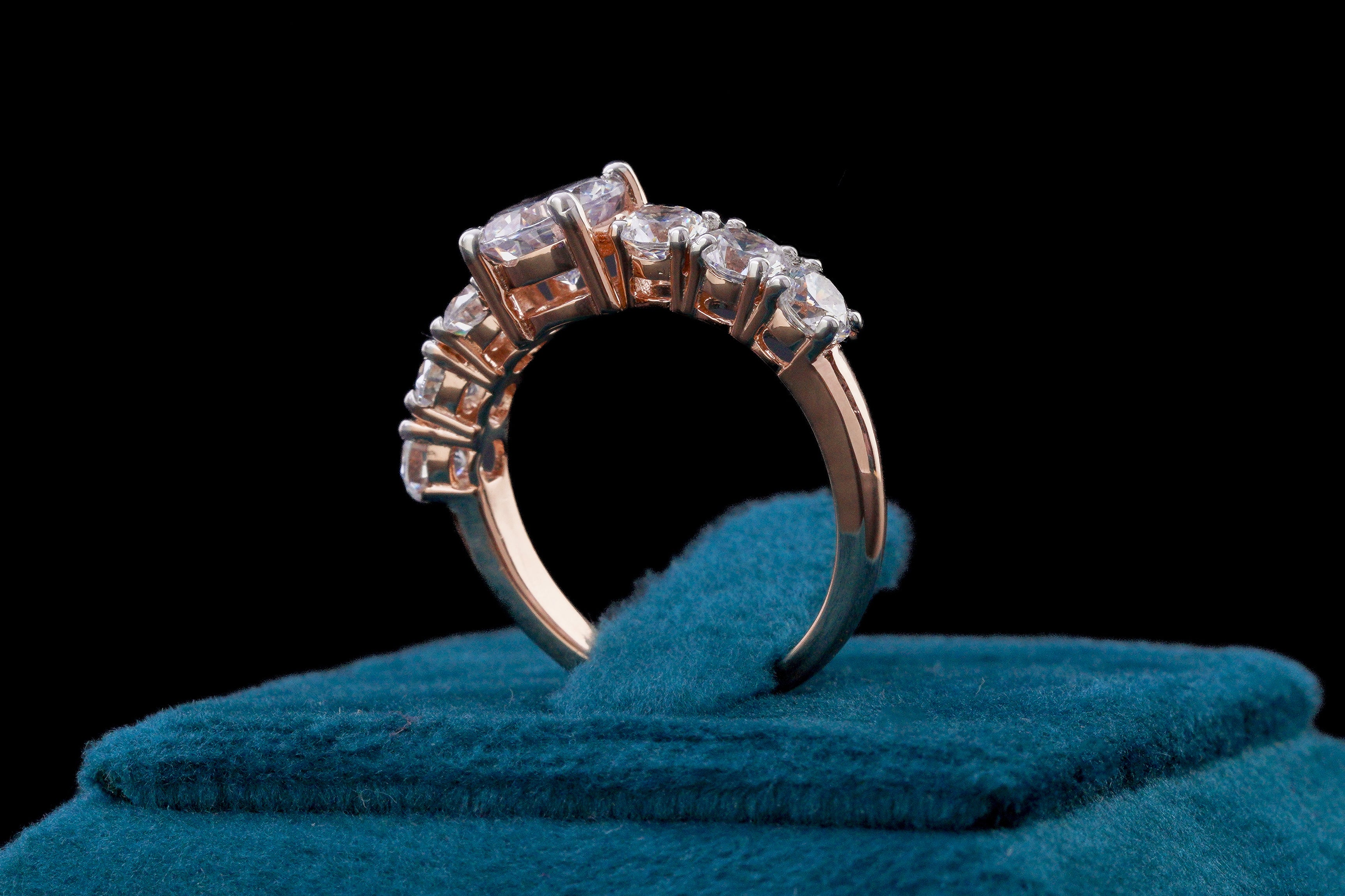 Rose Gold Diamond Eternity Ring