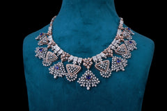 Luxury Diamond Statement Necklace Set