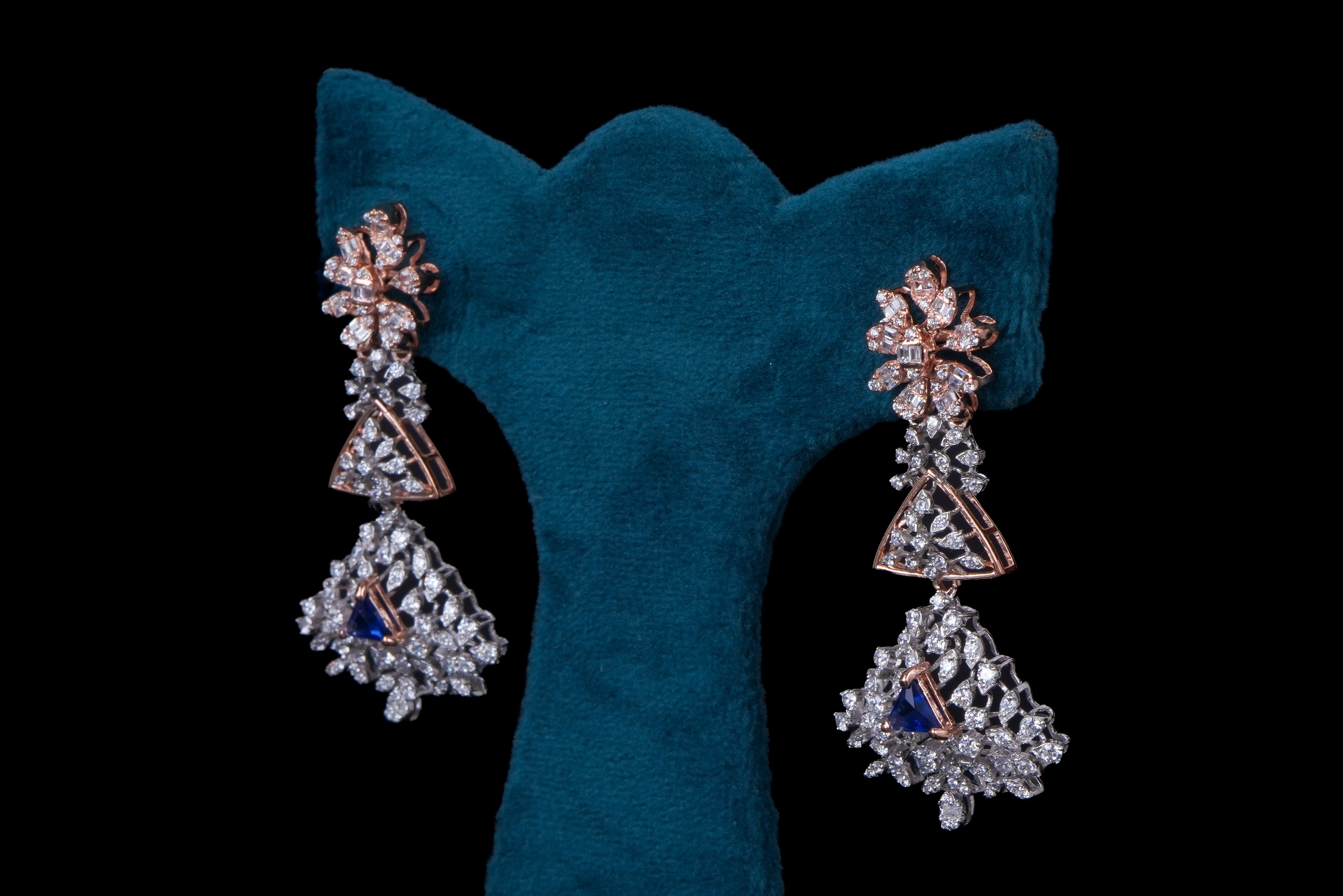 Luxury Diamond Statement Necklace Set