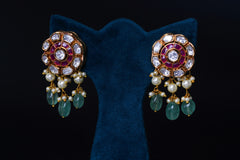 Celestial Navratna Polki Set