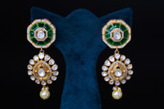 Blush Emerald Polki Set