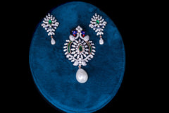 Elysian Petal Peacock Pendant Set