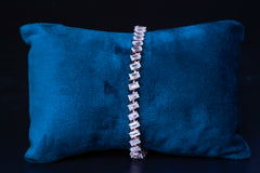 Elegant Baguette Diamond Tennis Bracelet