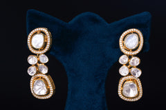 Classic Polki Diamond Necklace Set