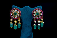 Panna Ruby Radiance Necklace Set