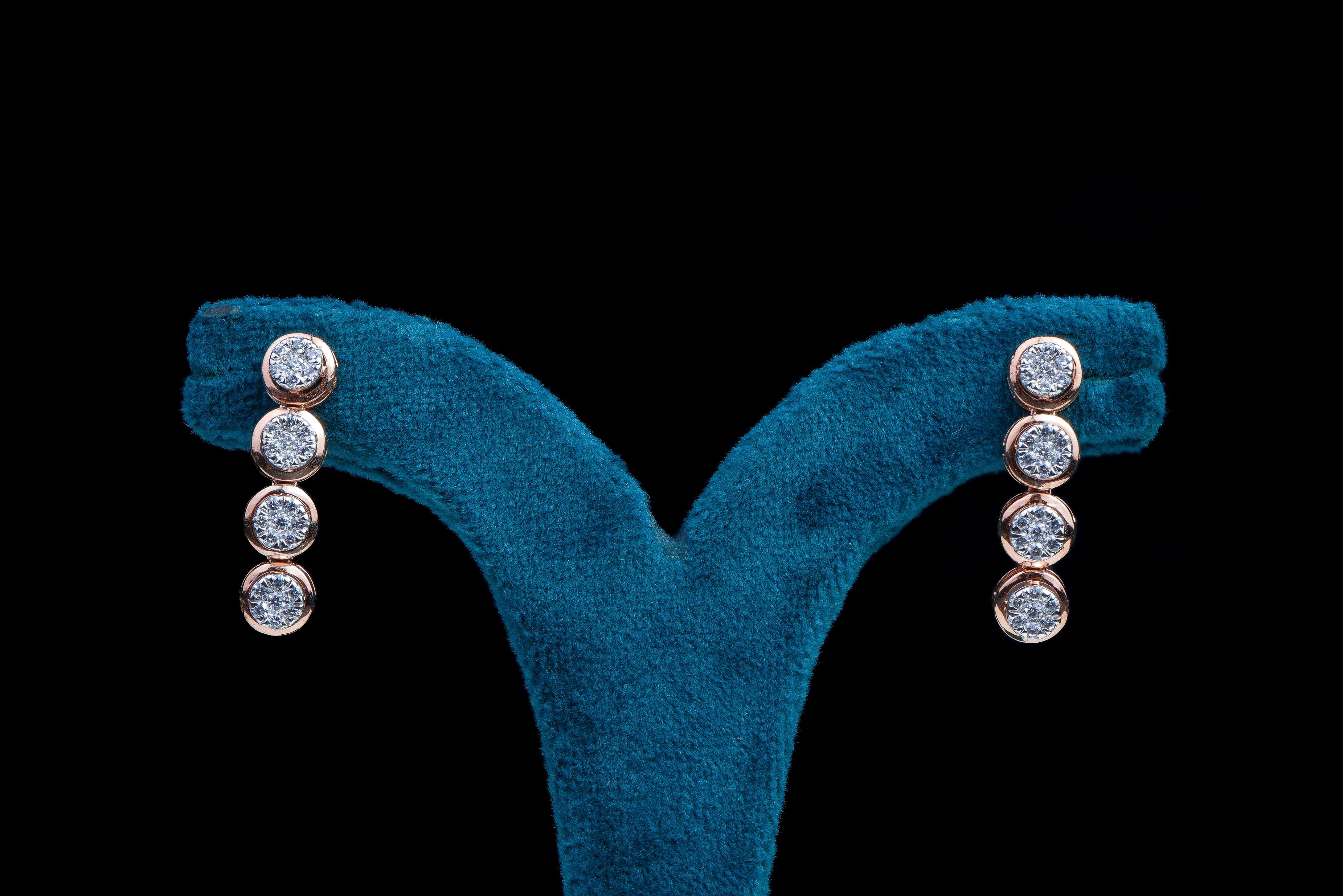 Classic Diamond Drop Necklace Set