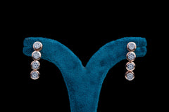 Classic Diamond Drop Necklace Set