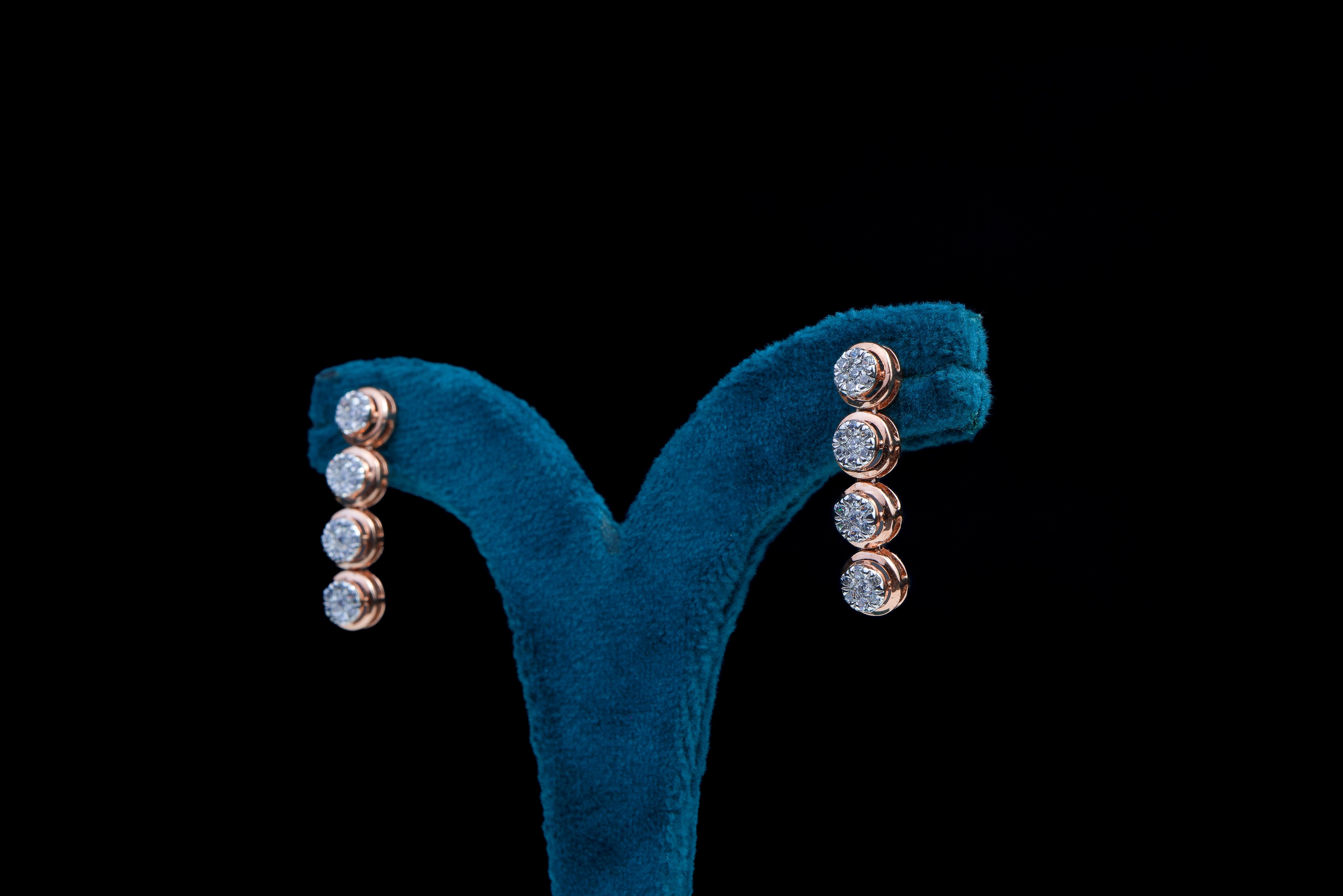 Classic Diamond Drop Necklace Set