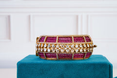 Royal Ruby Kundan Statement Kada