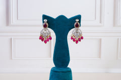 Royal Ruby Kundan Choker Set
