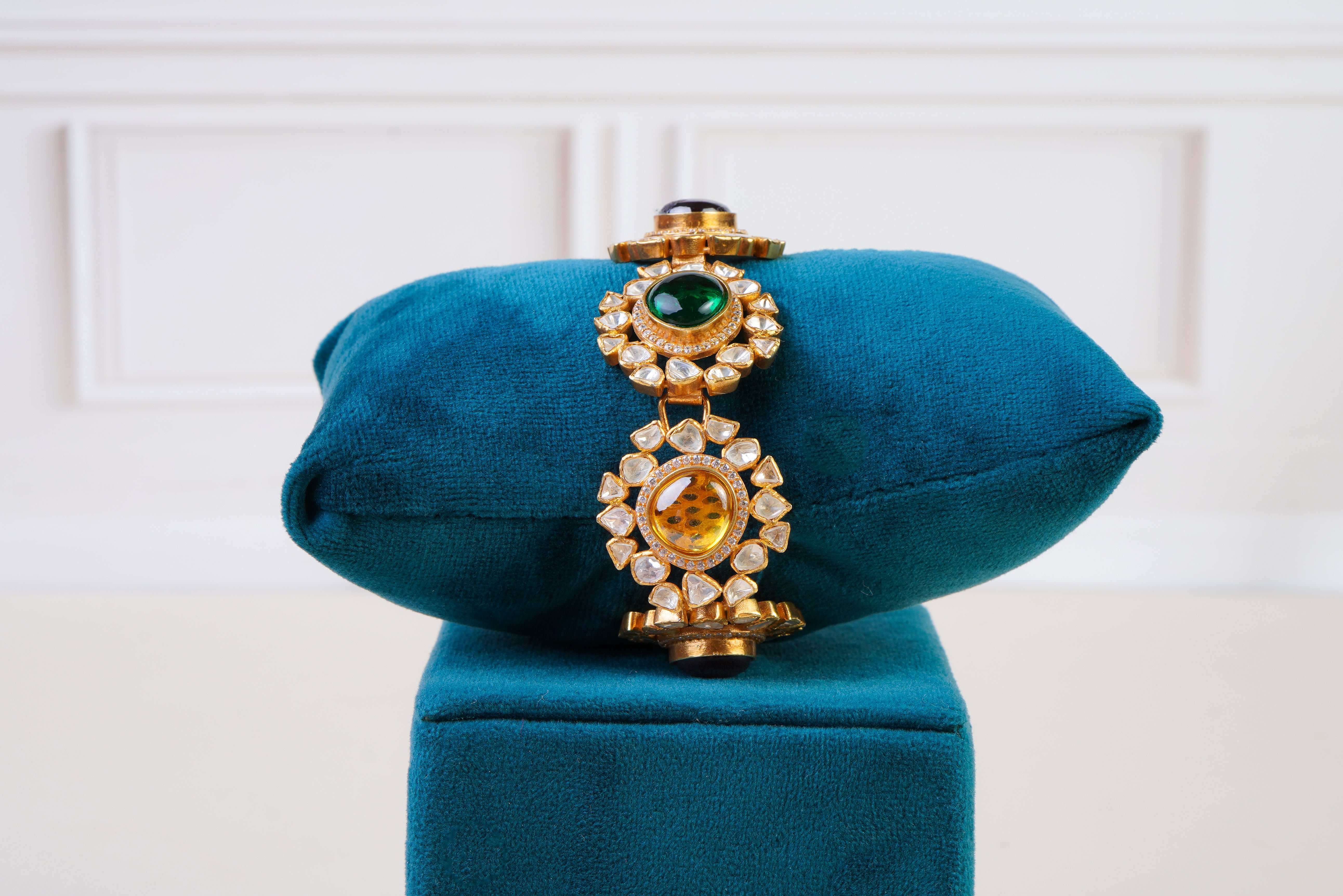 Royal Navratna Kundan Bracelet