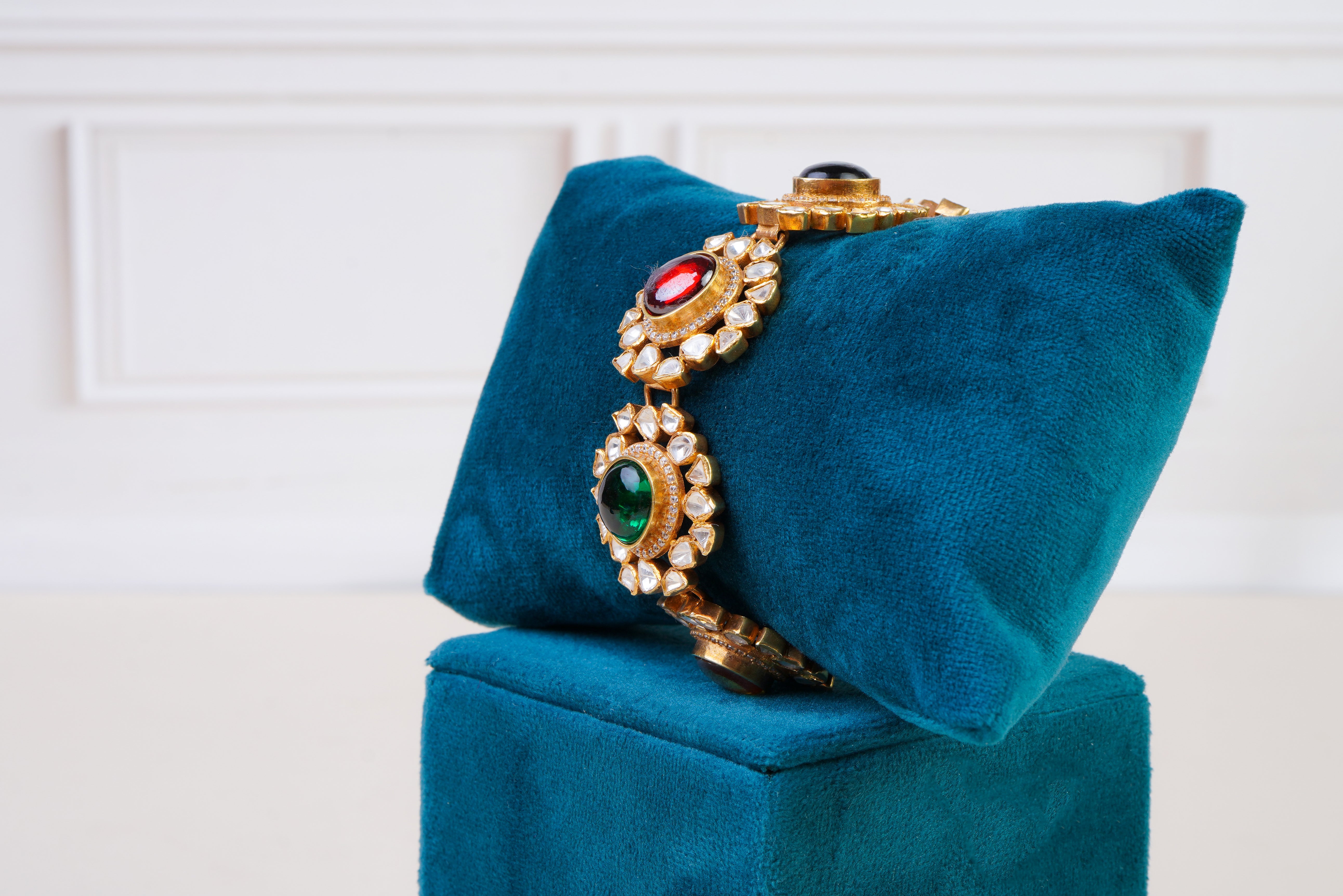 Royal Navratna Kundan Bracelet