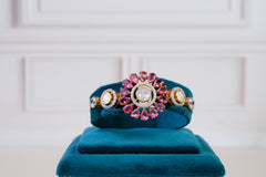 Elegant Pink Stone Adjustable Bracelet
