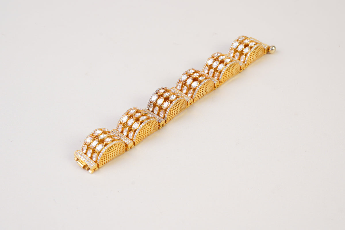 Royal Kundan Statement Bracelet