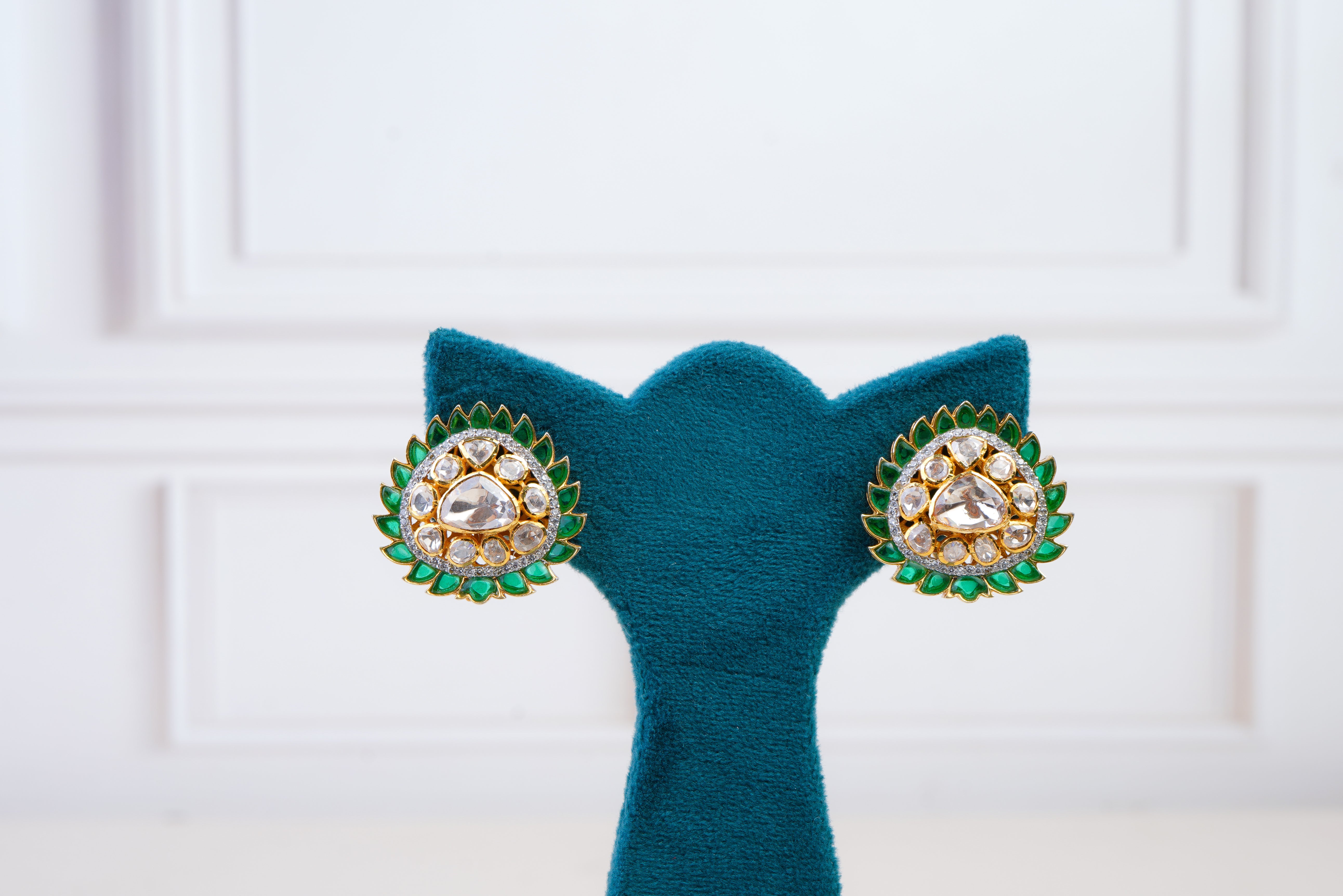 Emerald Polki Choker Set