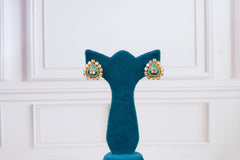 Emerald Polki Pearl Choker Set