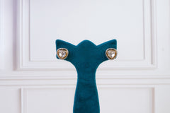 Classic Polki Teardrop Stud Earrings