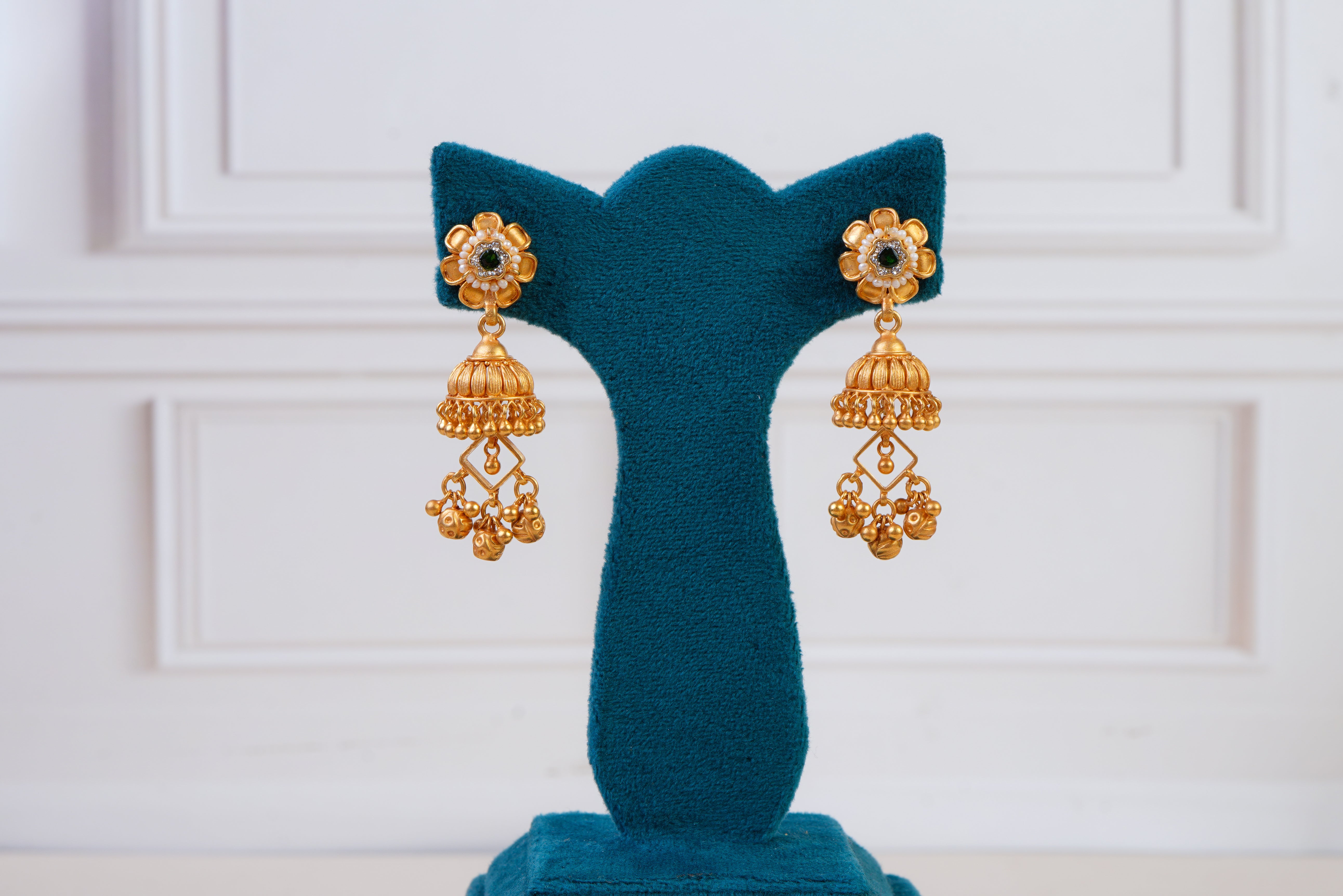 Royal Floral Kundan Statement Necklace Set