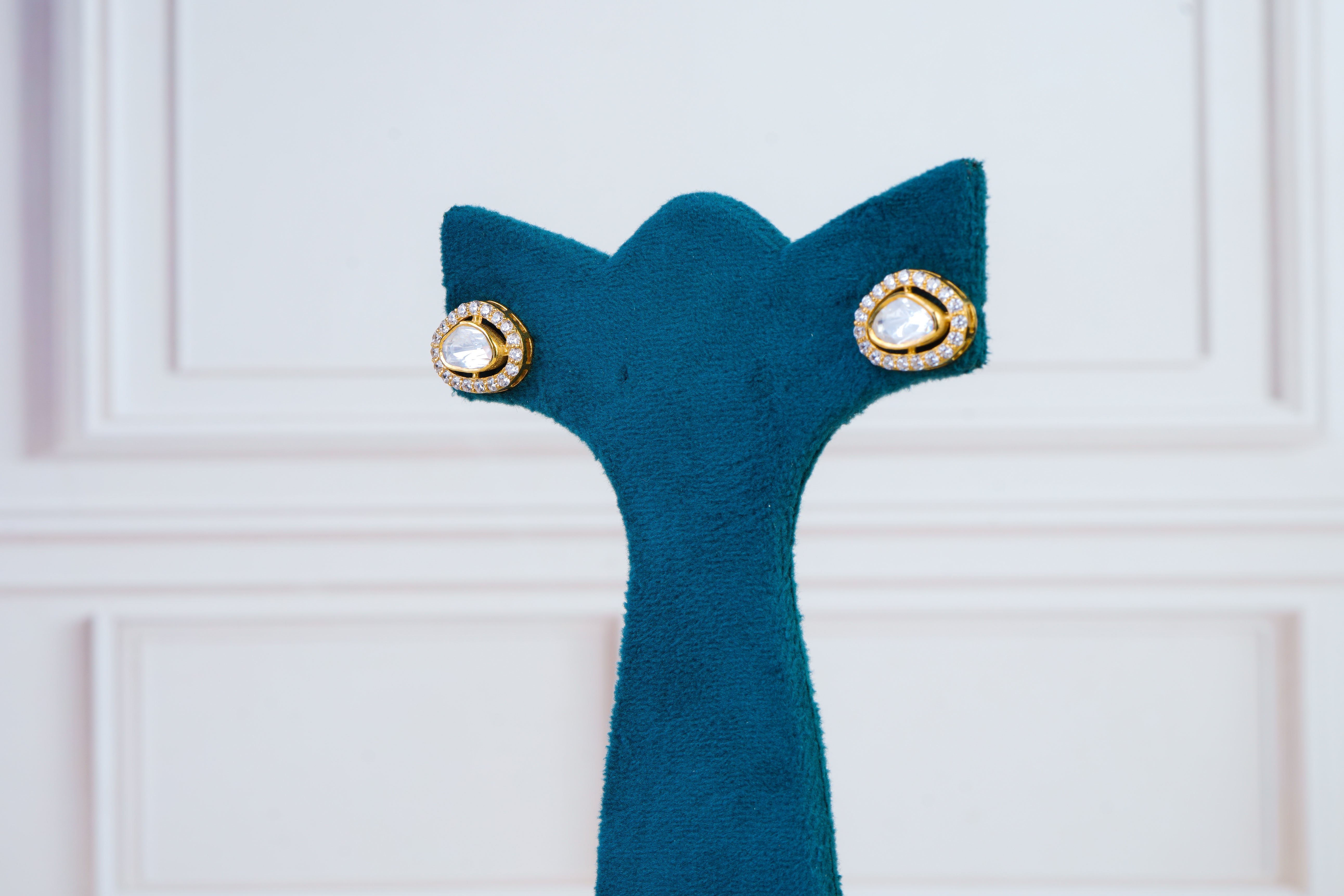 Classic Kundan Stud Earrings