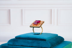 Ruby Statement Cocktail Ring