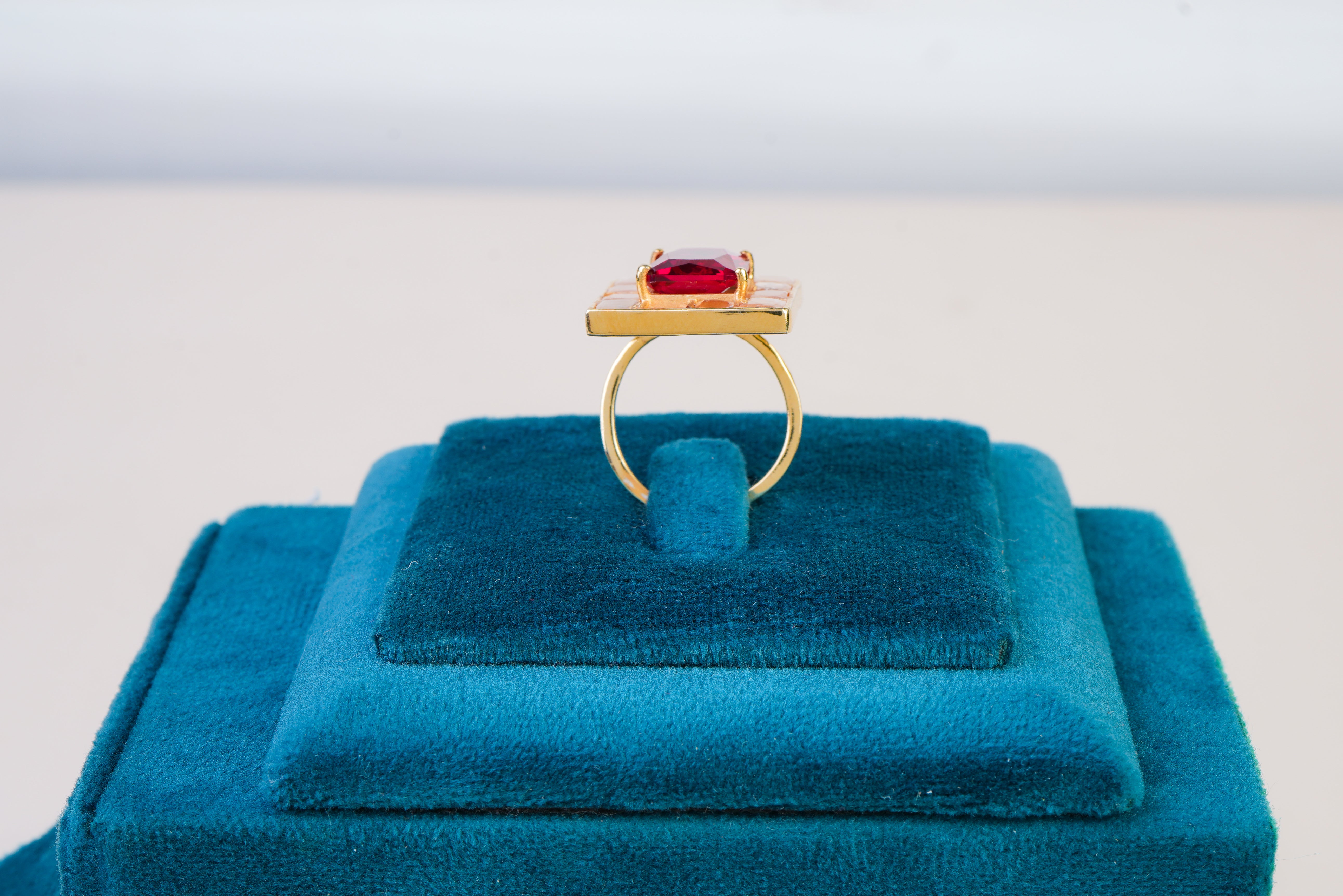 Ruby Statement Cocktail Ring
