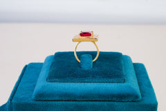 Ruby Statement Cocktail Ring