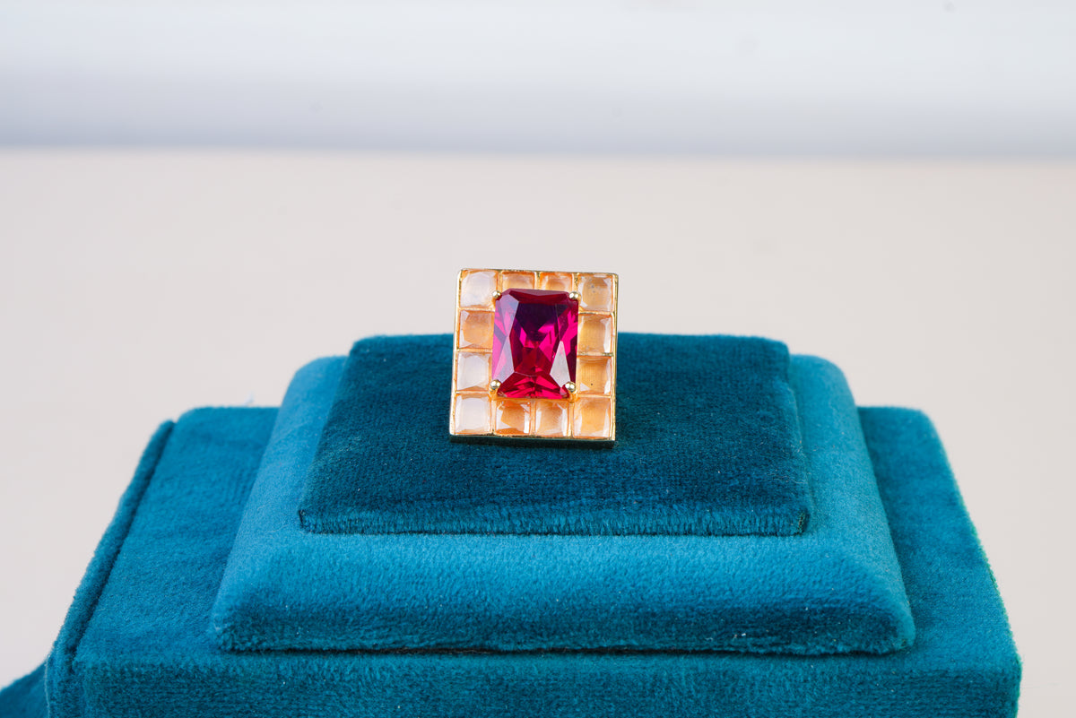Ruby Statement Cocktail Ring