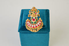 Traditional Kundan Polki Statement Ring