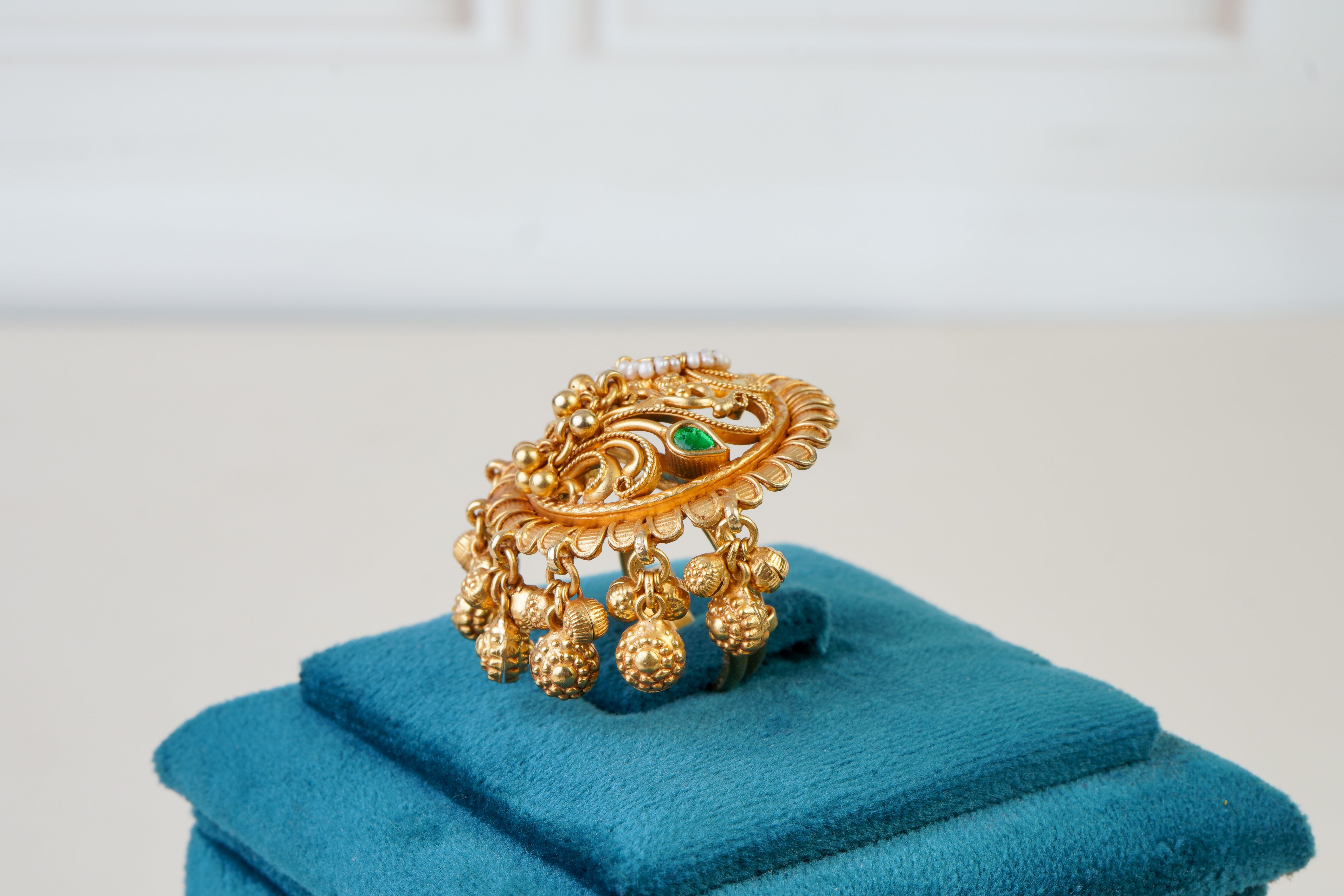 Antique Jadau Dome Statement Ring
