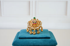 Royal Temple Kundan Statement Ring
