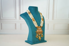 Royal Pearl & Kundan Bridal Necklace Set