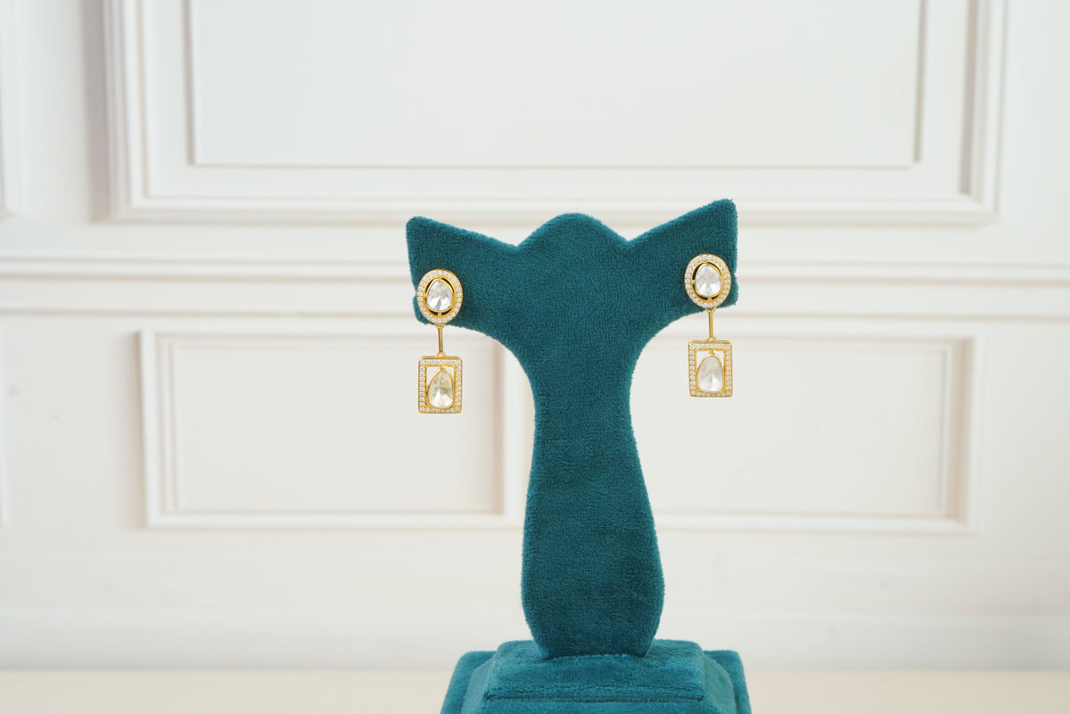 Elegant Diamond Drop Earrings