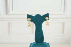 Elegant Diamond Drop Earrings