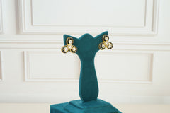 Classic Enamal Floral Studs
