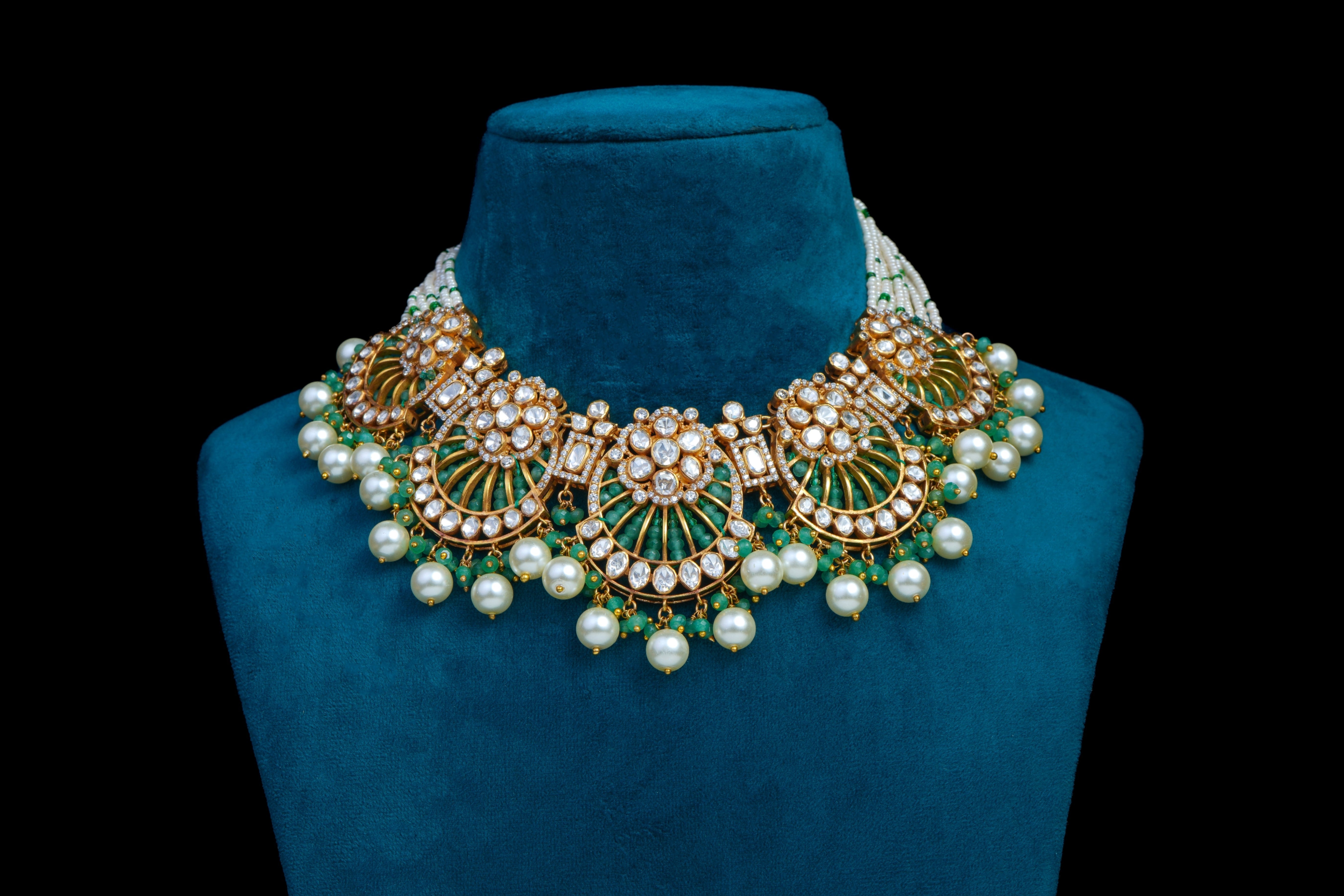 Statement Choker Necklace Set