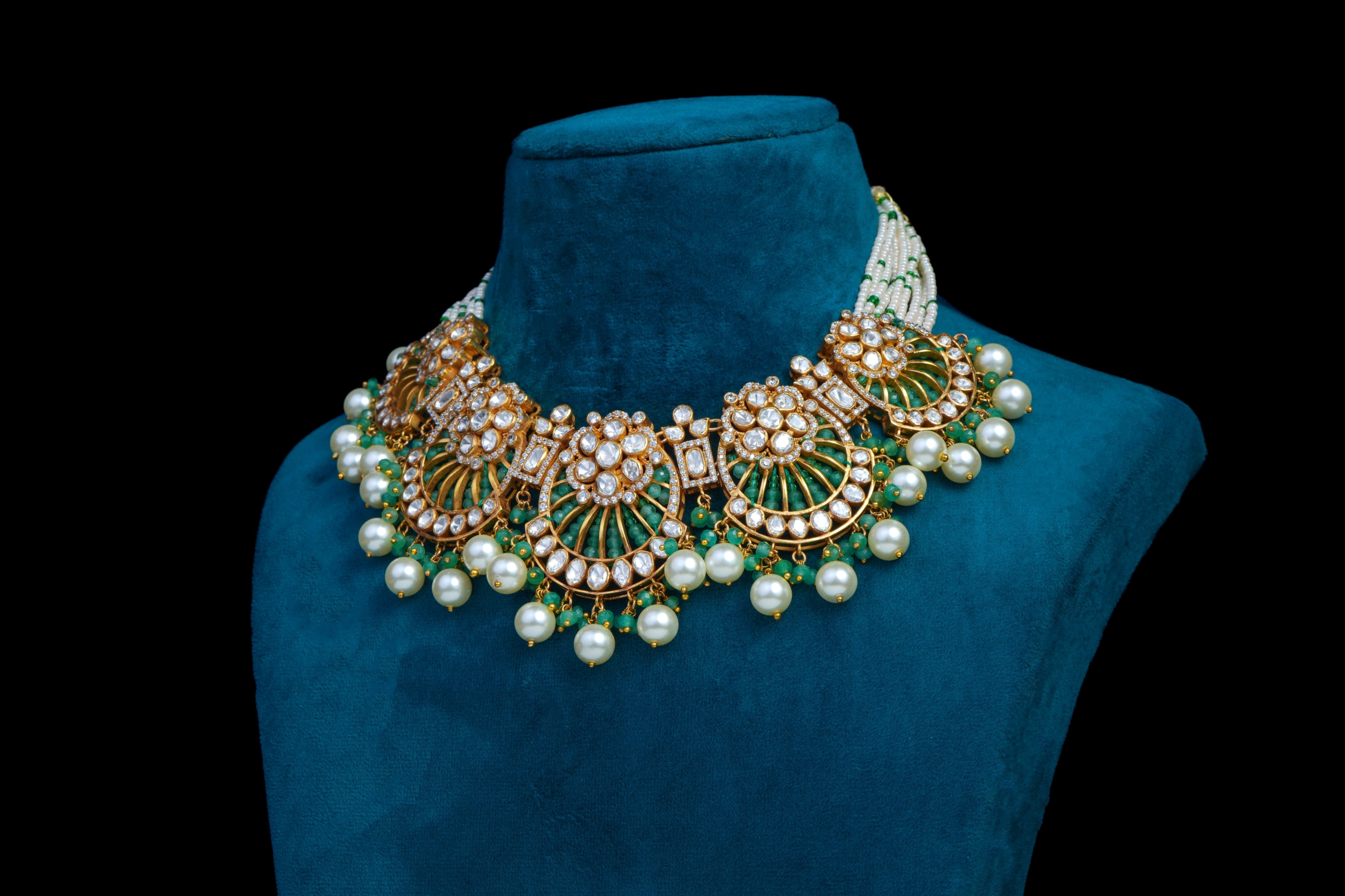 Statement Choker Necklace Set