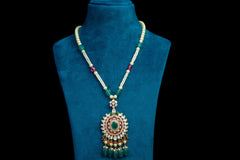 Panna Ruby Radiance Necklace Set