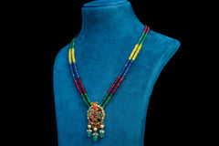 Navratna Polki Necklace Set
