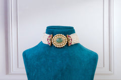 Emerald Pearl Kundan Choker