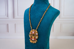 Royal Antique Kundan Lariat Necklace