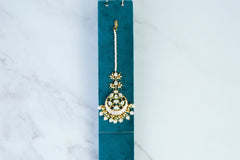 Kundan Pearl Maangtika