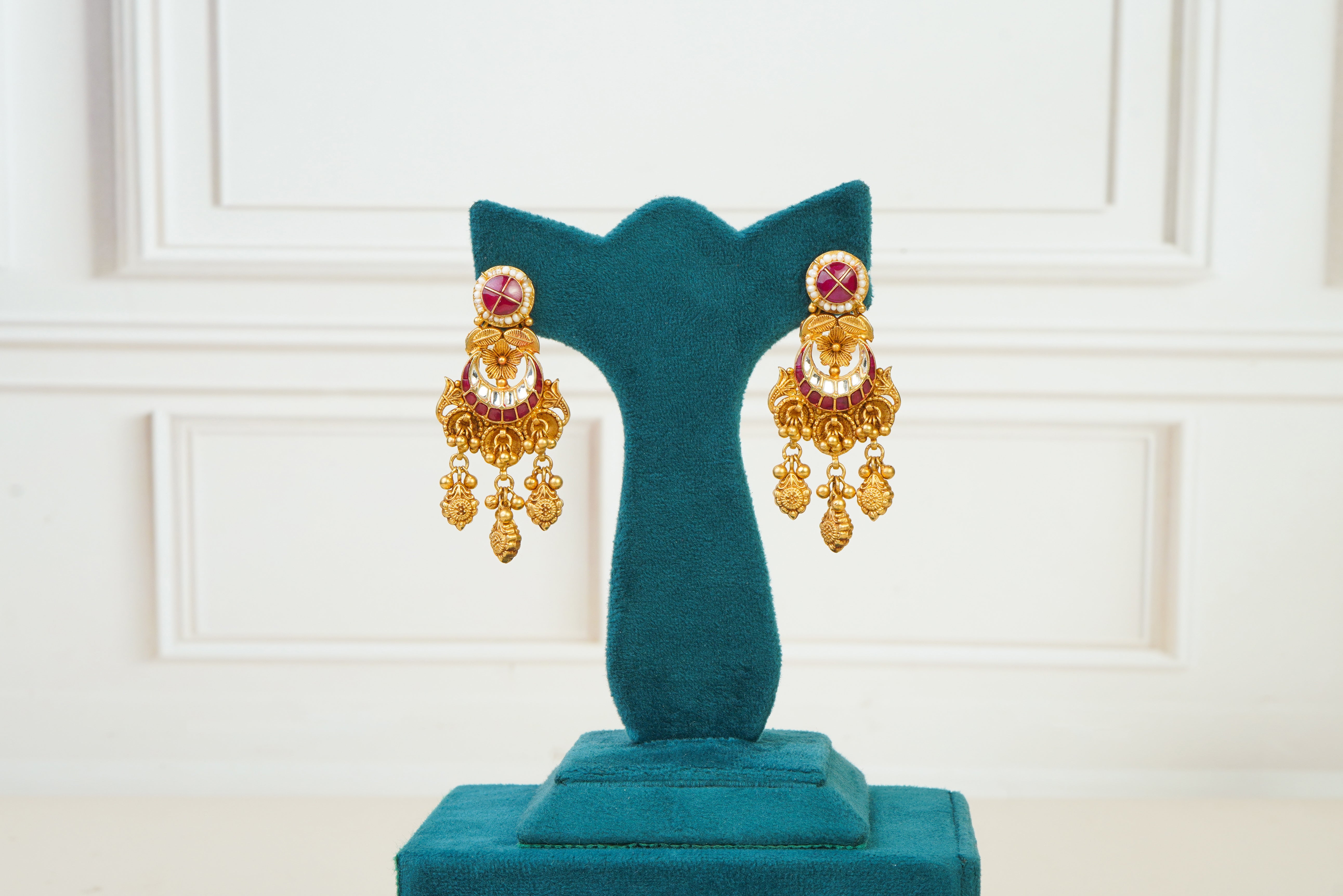 Ruby Kundan Heritage Choker Set