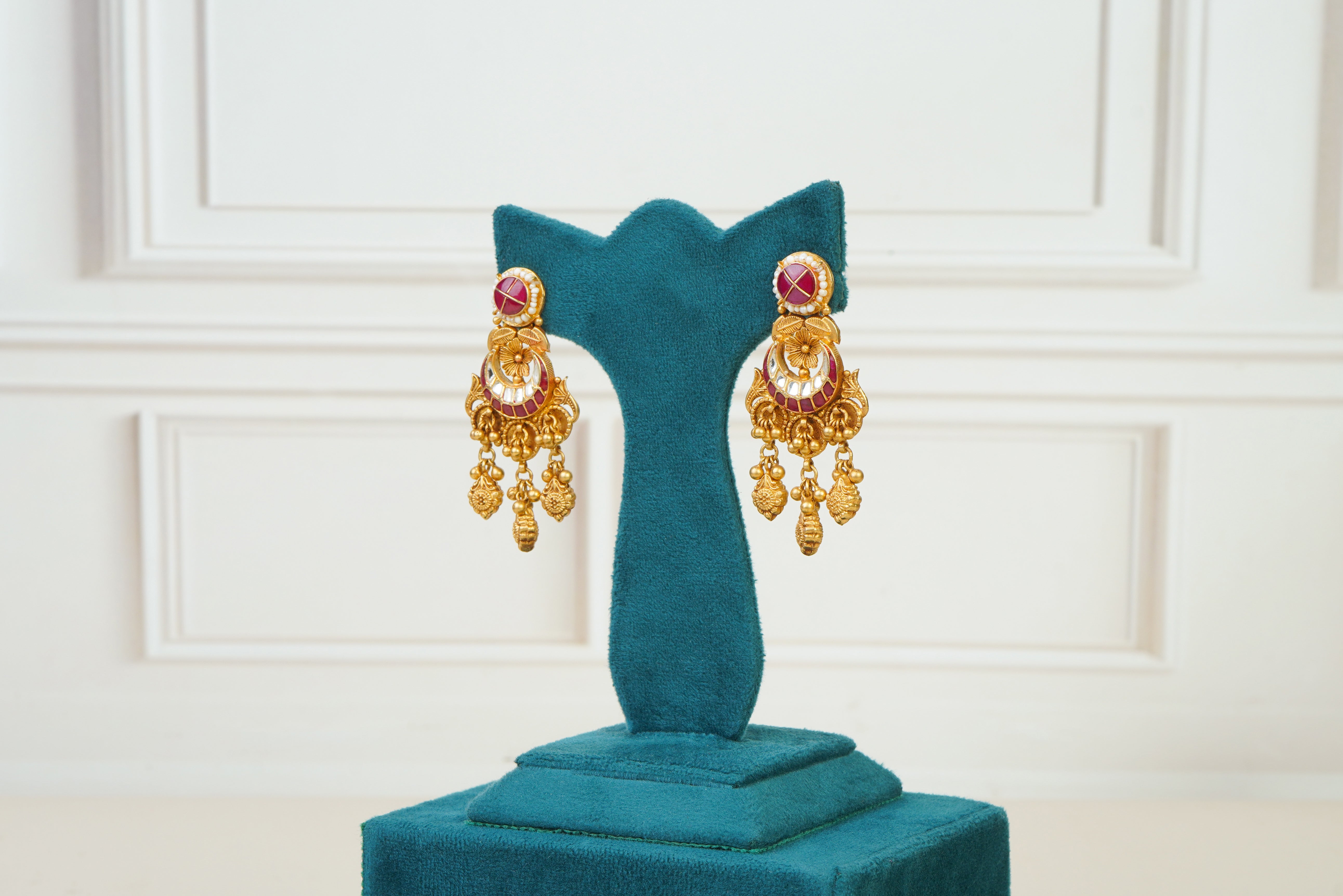 Ruby Kundan Heritage Choker Set
