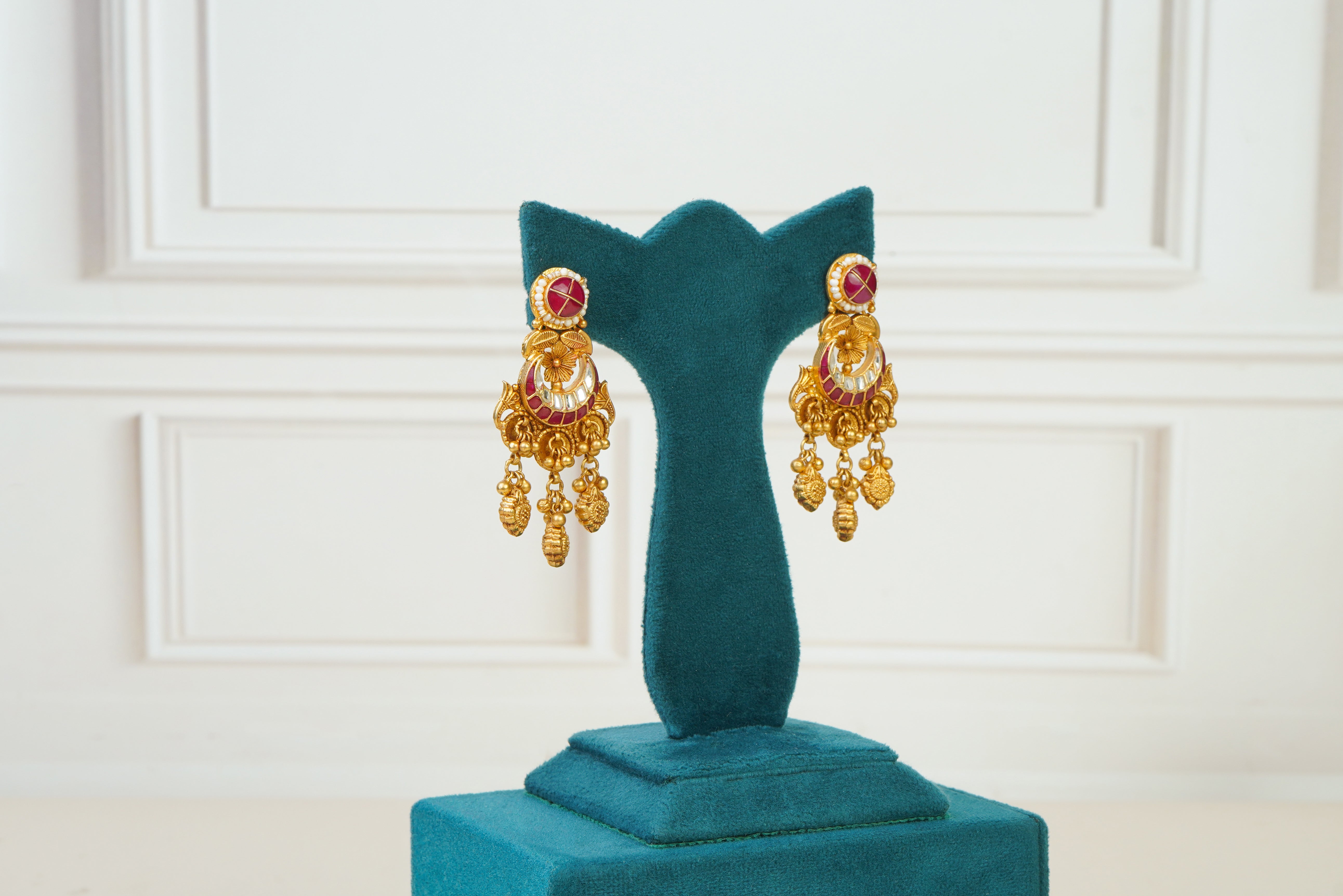 Ruby Kundan Heritage Choker Set