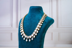 Classic Polki Drop Necklace Set