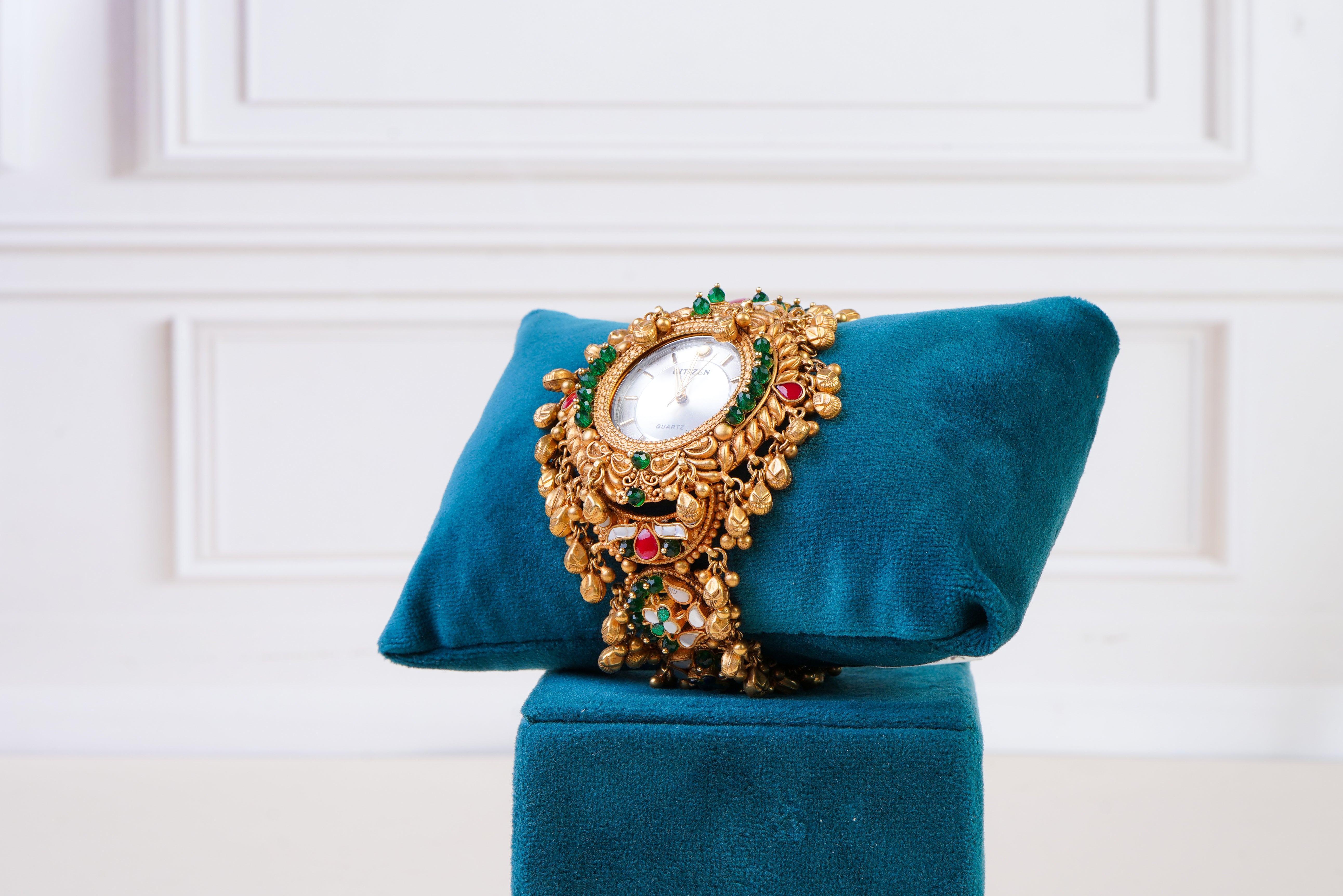 Royal Heritage Kundan Bracelet Watch