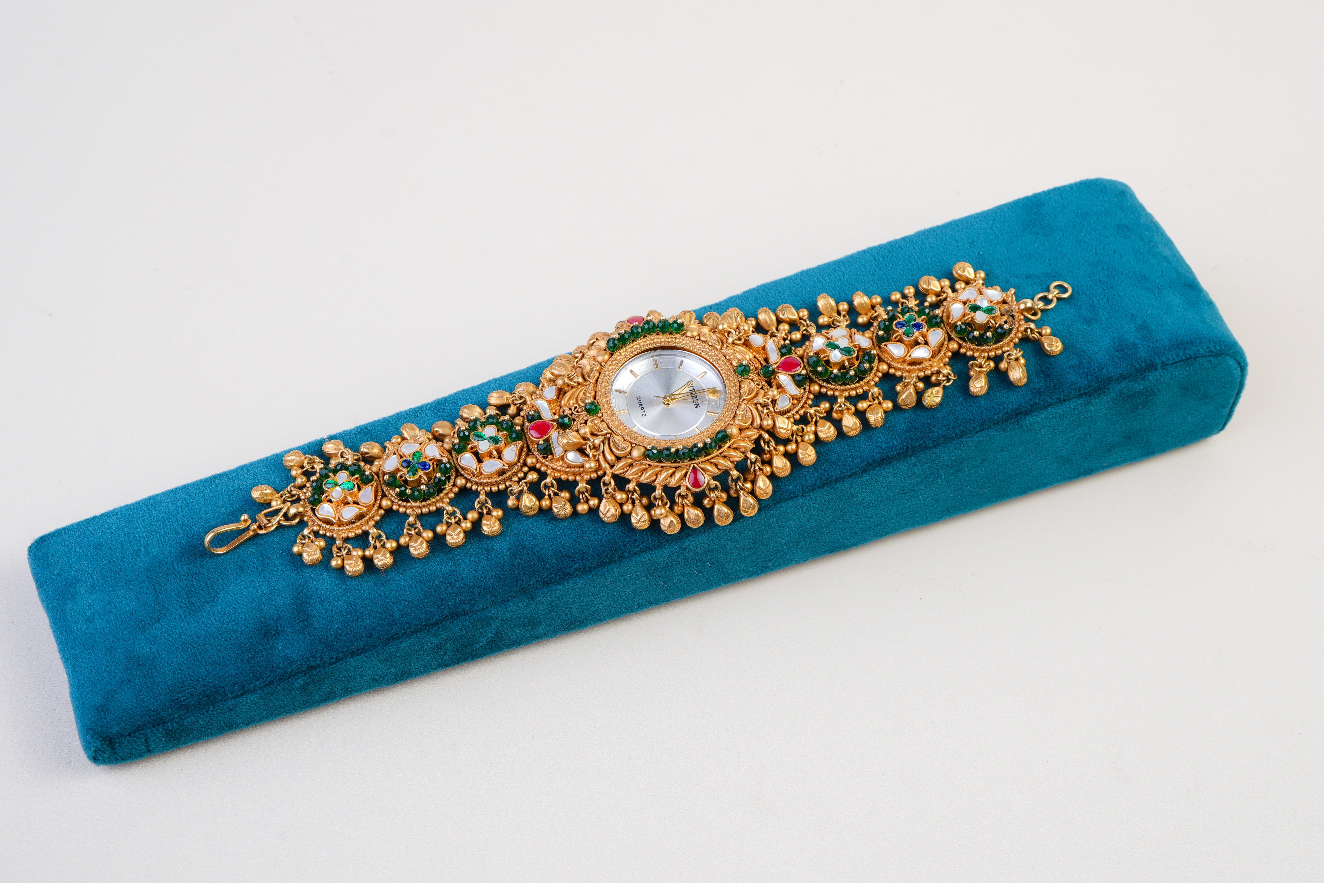 Royal Heritage Kundan Bracelet Watch