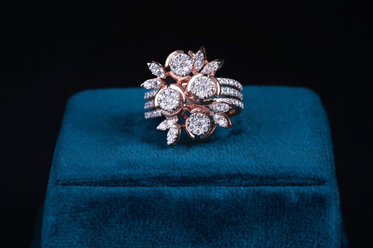 Petals of Sparkle Ring